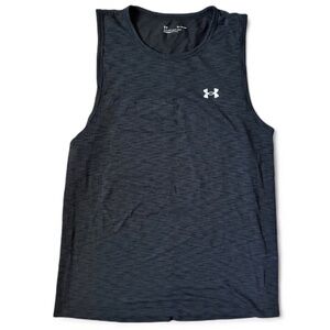 Men's Under Armour XL Fitted Tank Top Sleeveless Dark Gray